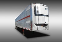 Trailer Before Painting, All Pro Truck Body Shop semi painting