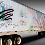 Phoenix Beauty Supply Painted Semi Trailer