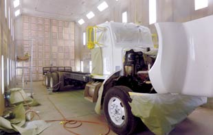 custom paint job on truck