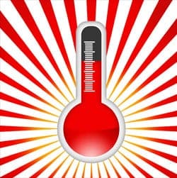 Overheating Vehicle Thermometer